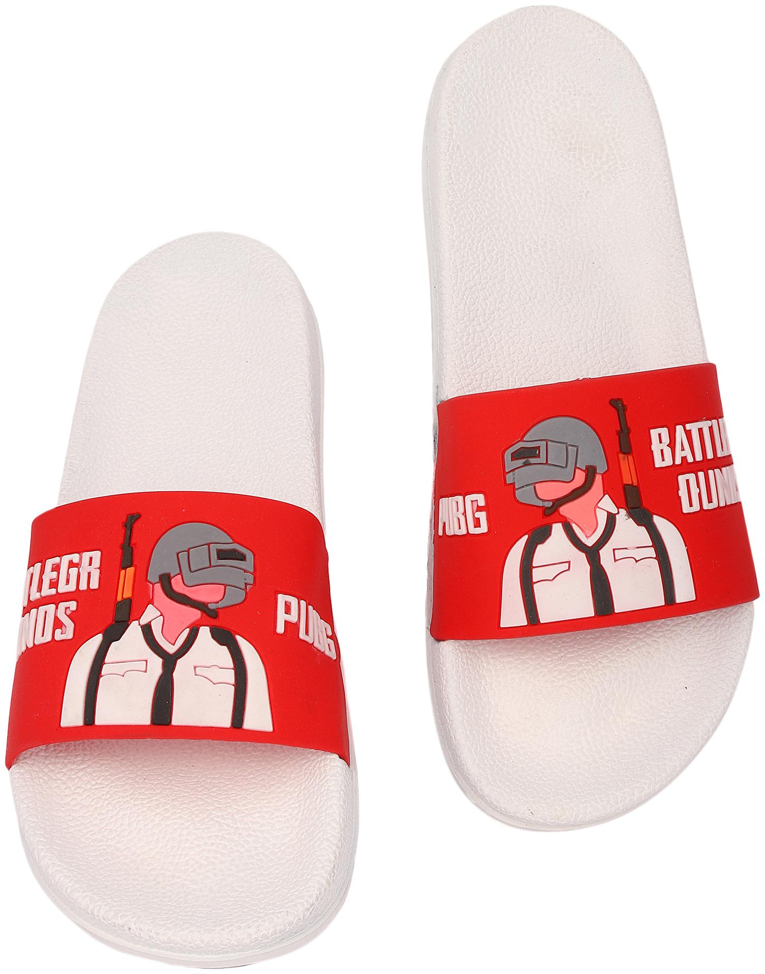 

PERY-PAO Men Red Sliders - 1 Pair