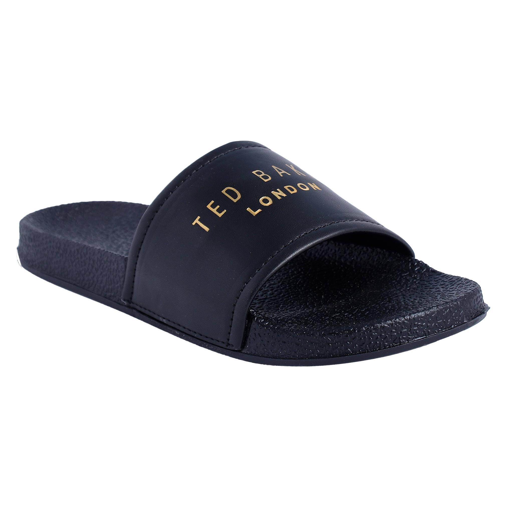 

PERY-PAO Men Black Sliders - 1 Pair