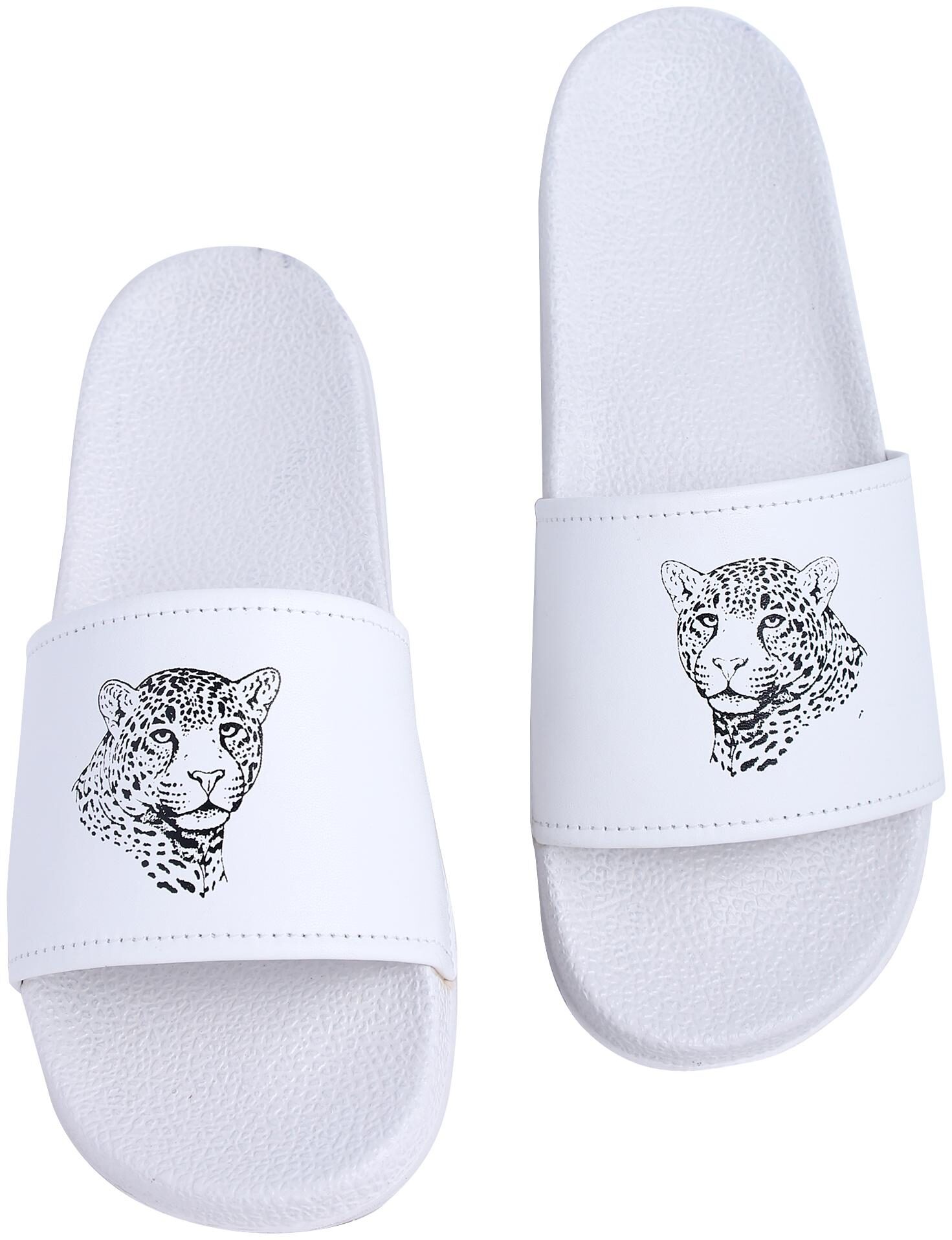 

PERY-PAO Men White Sliders - 1 Pair