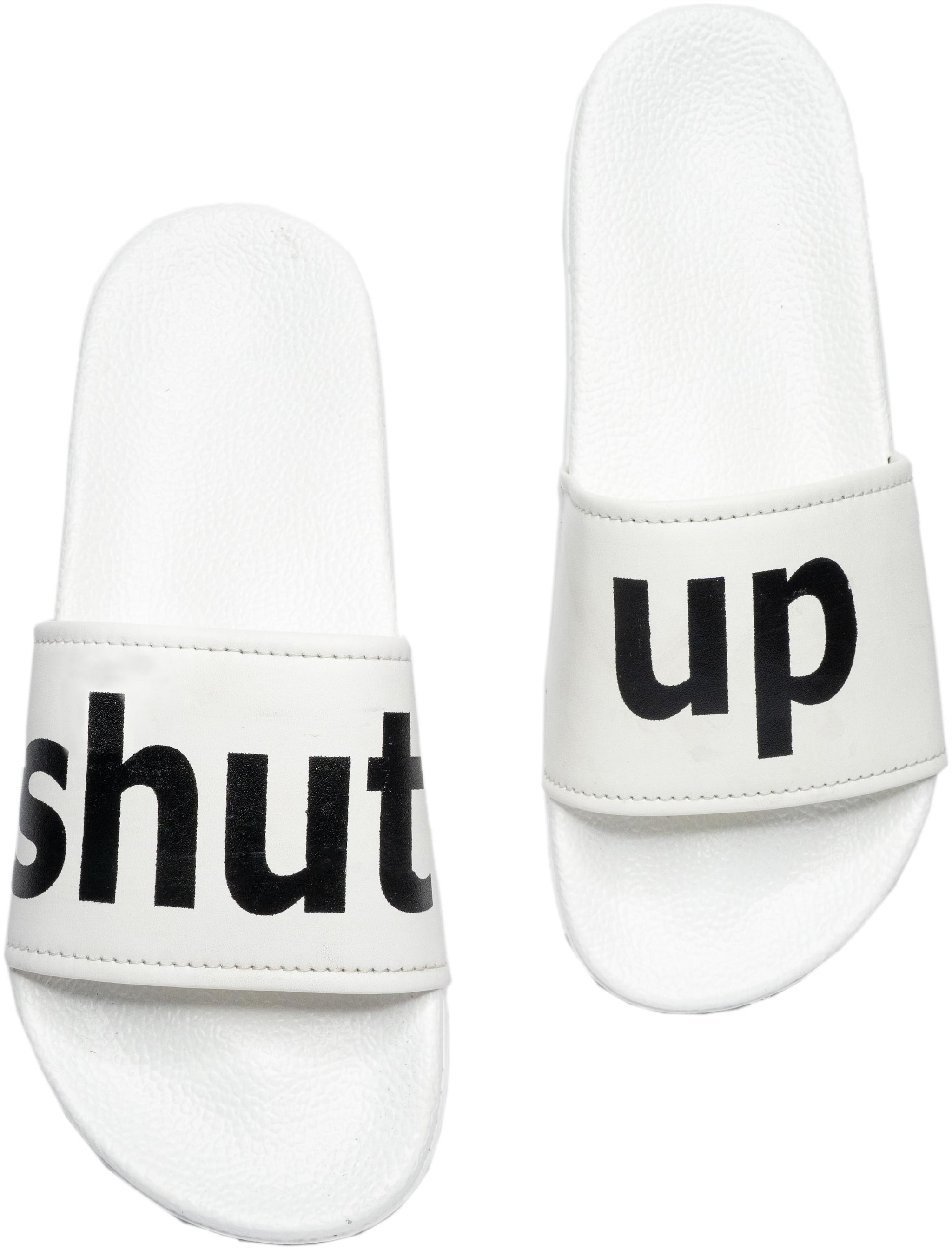 

PERY-PAO Men White Sliders - 1 Pair