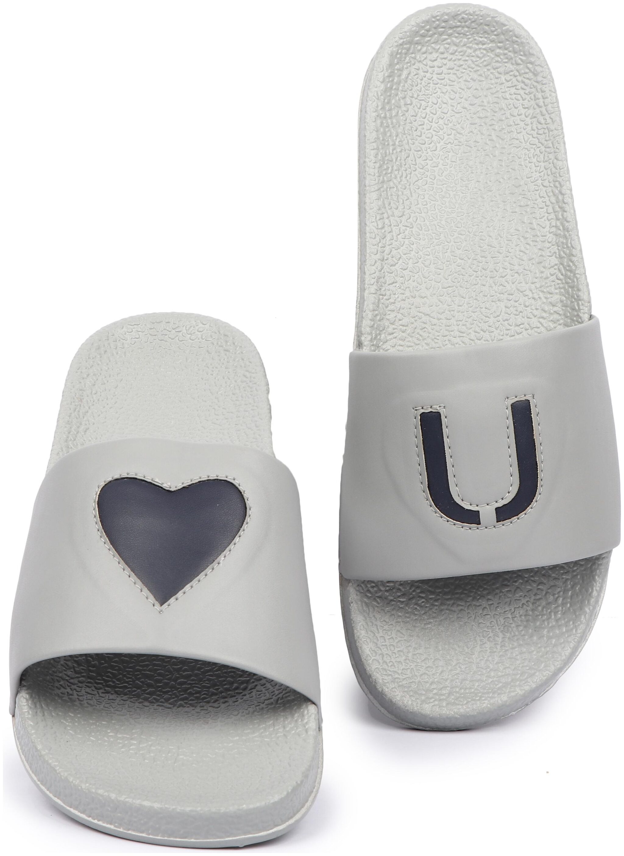 

PERY-PAO Men Grey Sliders - 1 Pair