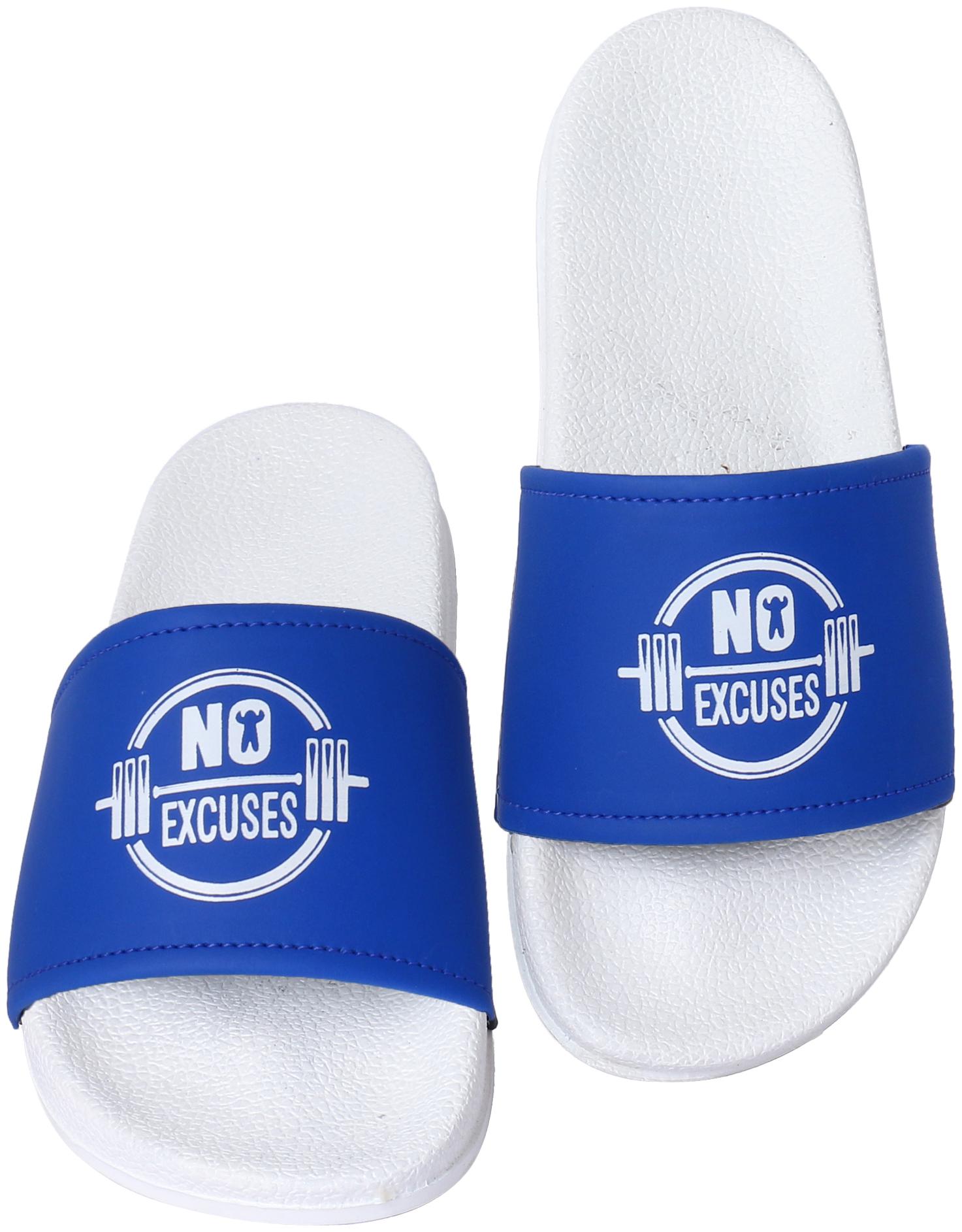 

PERY-PAO Men Blue Sliders - 1 Pair