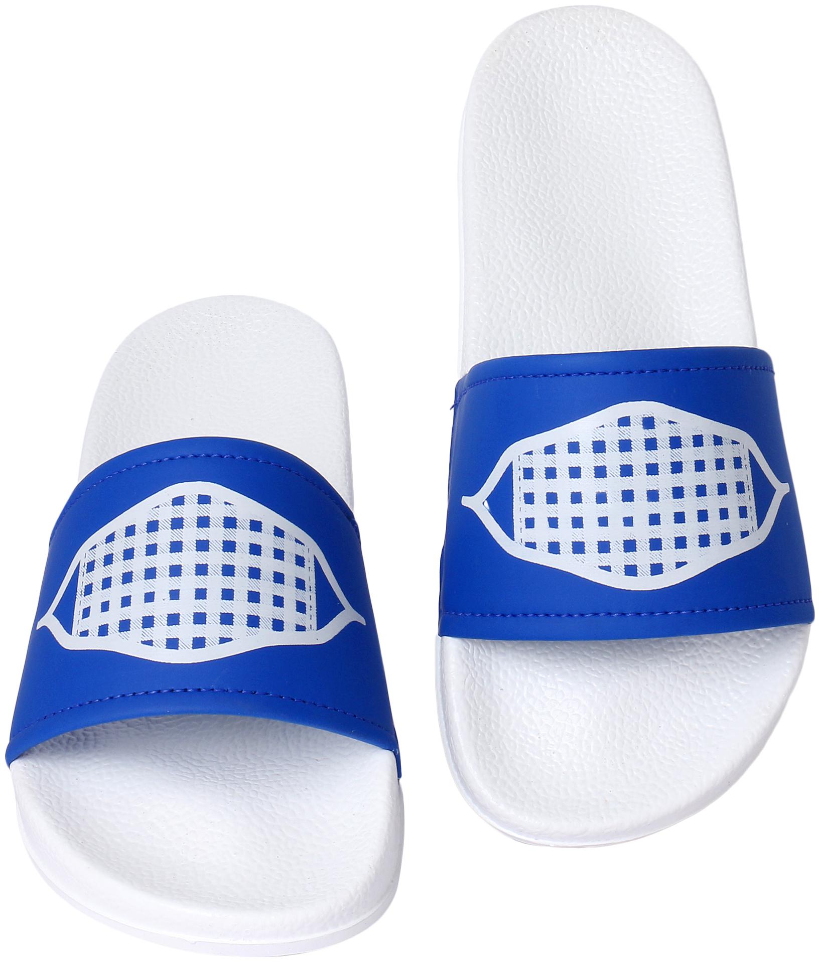 

PERY-PAO Men Blue Sliders - 1 Pair