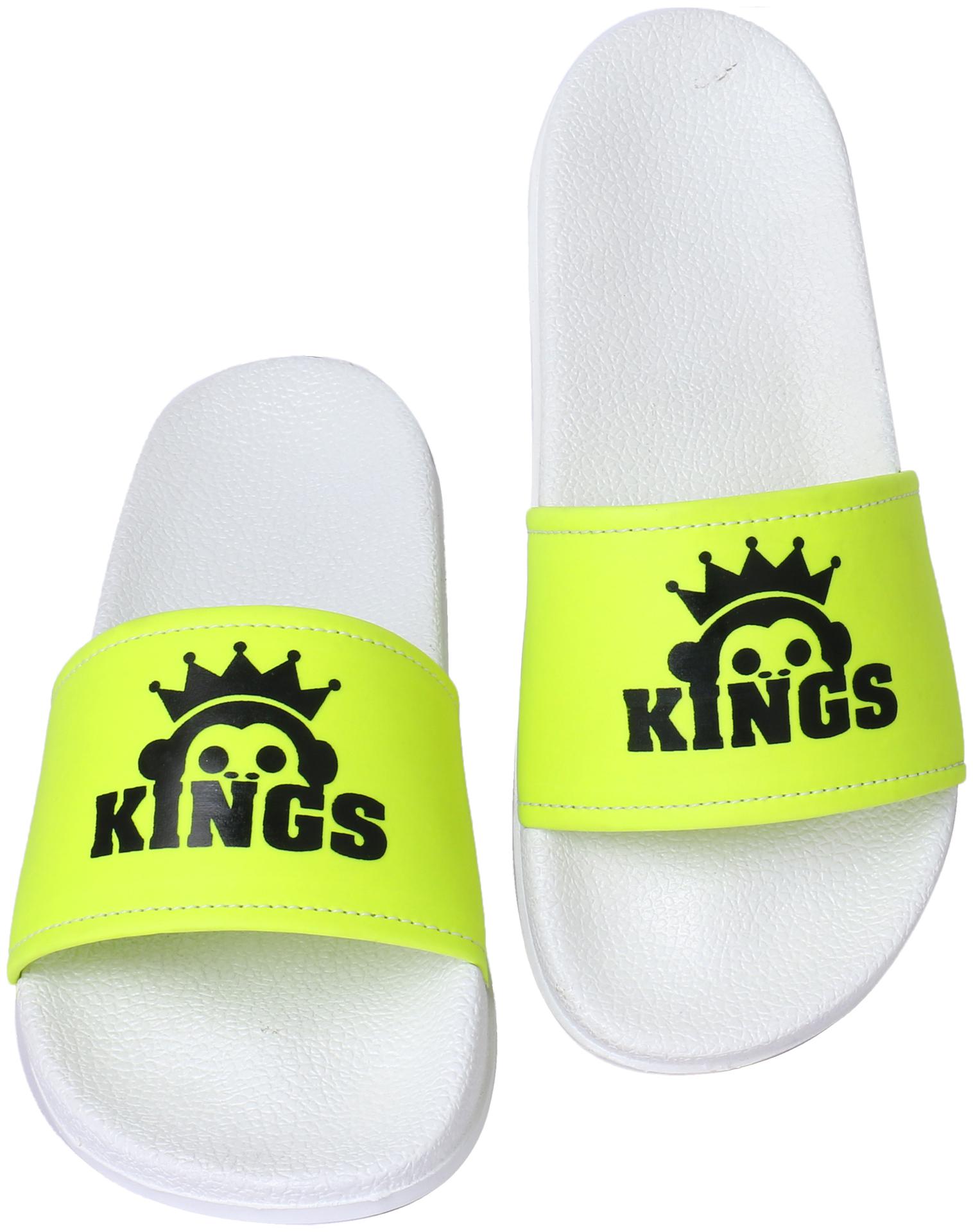 

PERY-PAO Men Green Sliders - 1 Pair