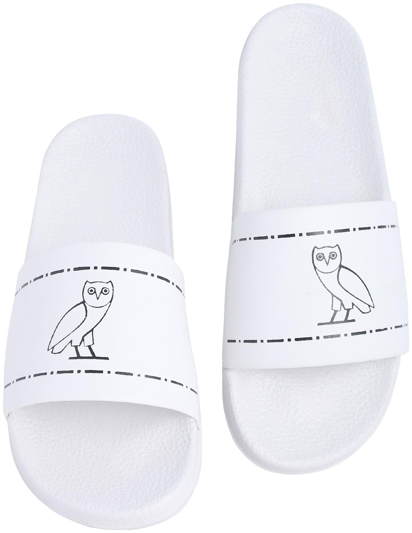 

PERY-PAO Men White Sliders - 1 Pair