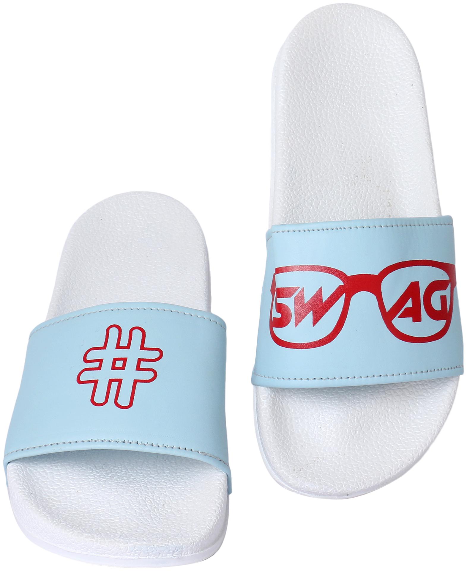 

PERY-PAO Men Blue Sliders - 1 Pair
