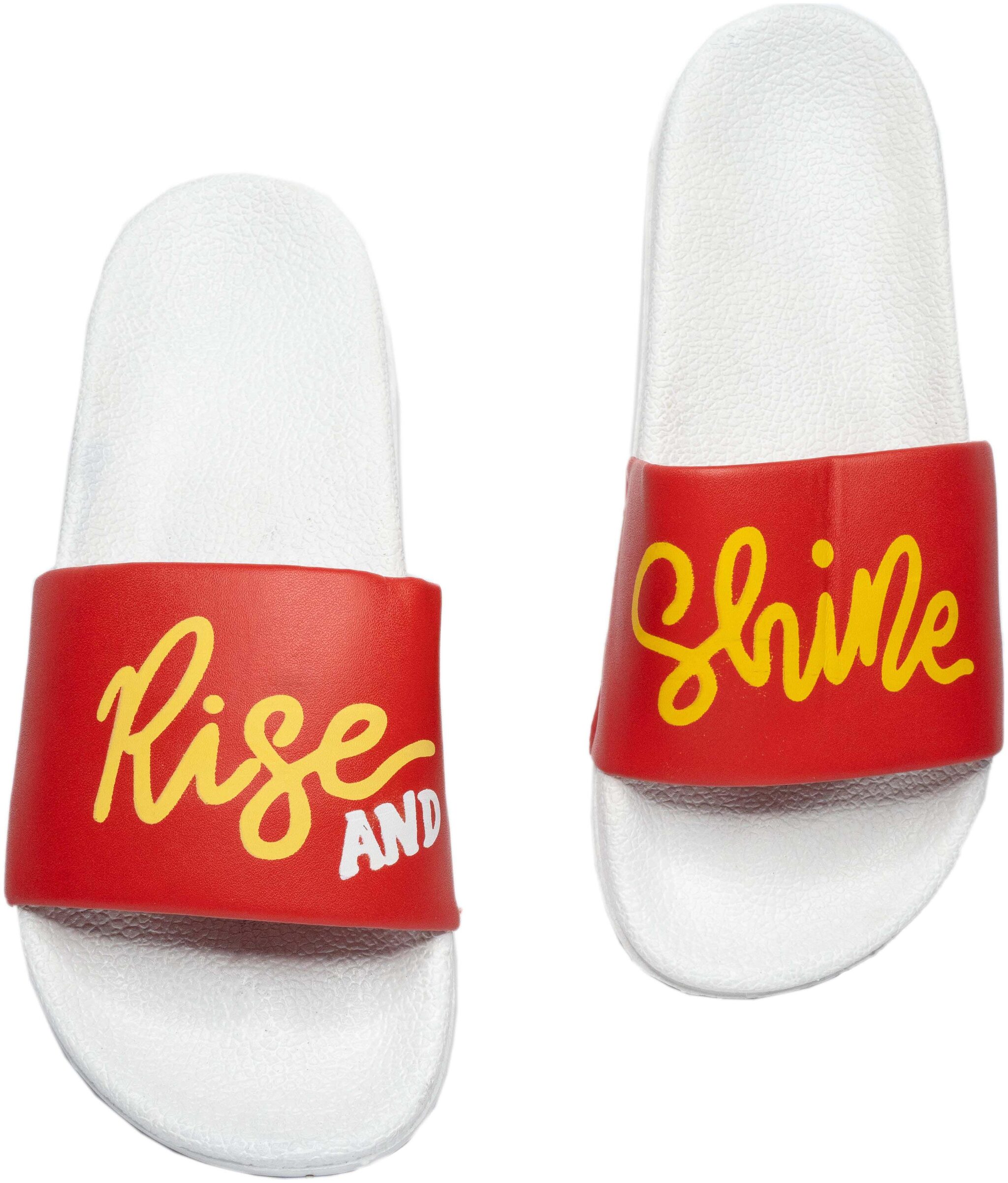 

PERY-PAO Men Red Sliders - 1 Pair