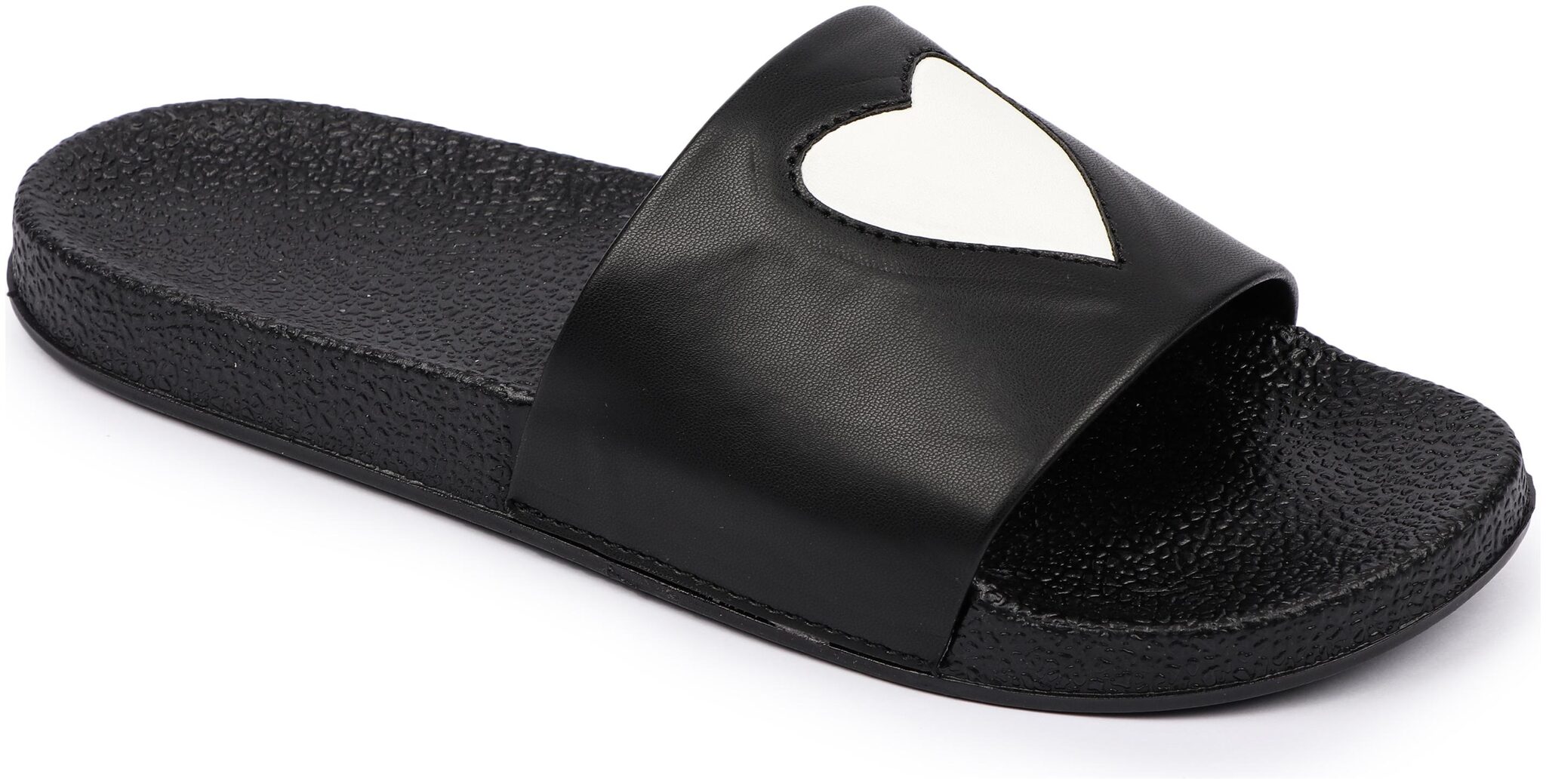 

PERY-PAO Men Black Sliders - 1 Pair
