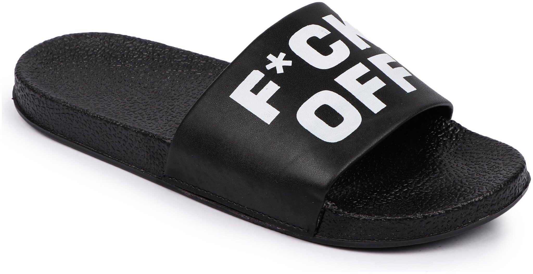 

PERY-PAO Men Black Sliders - 1 Pair