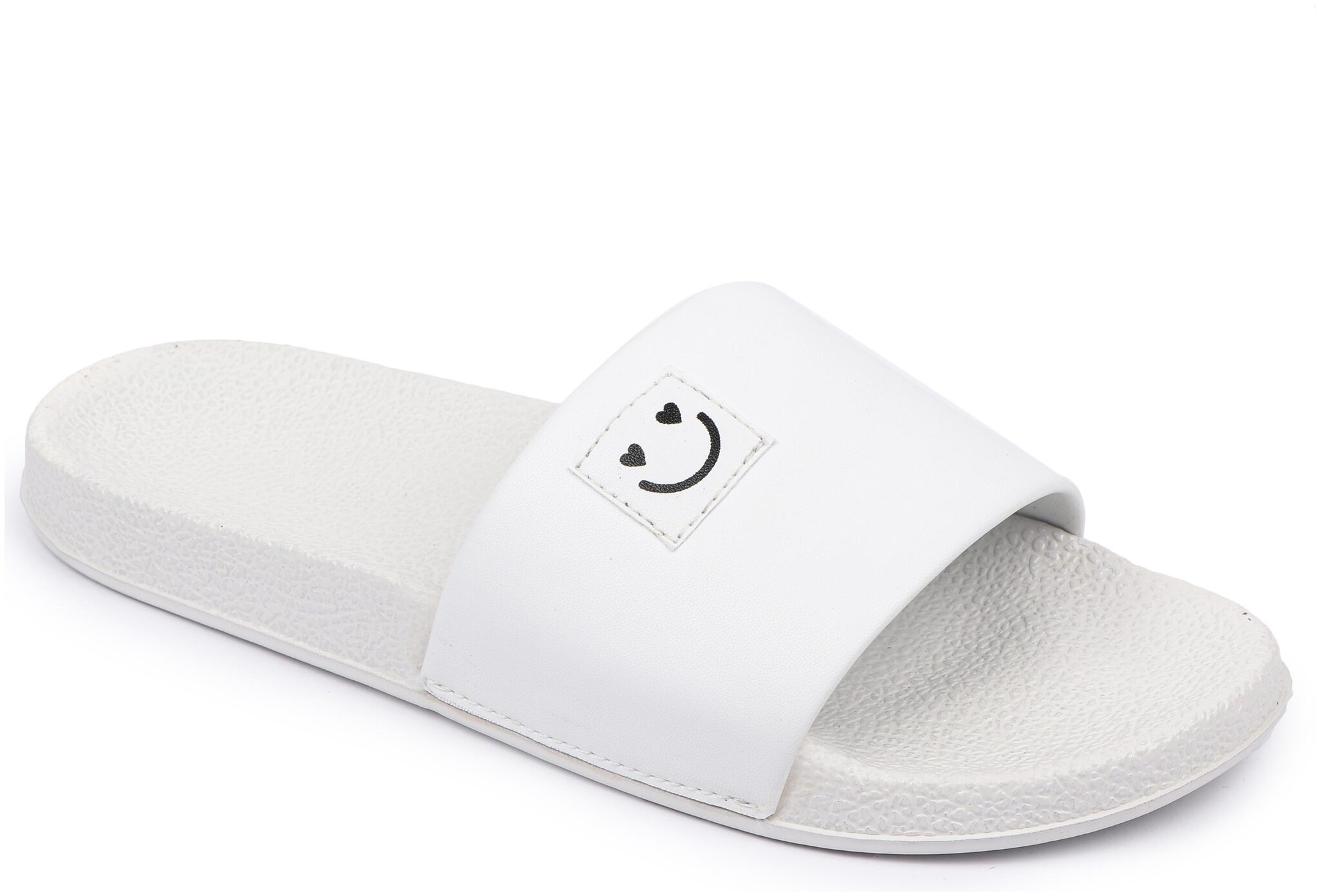 

PERY-PAO Men White Sliders - 1 Pair