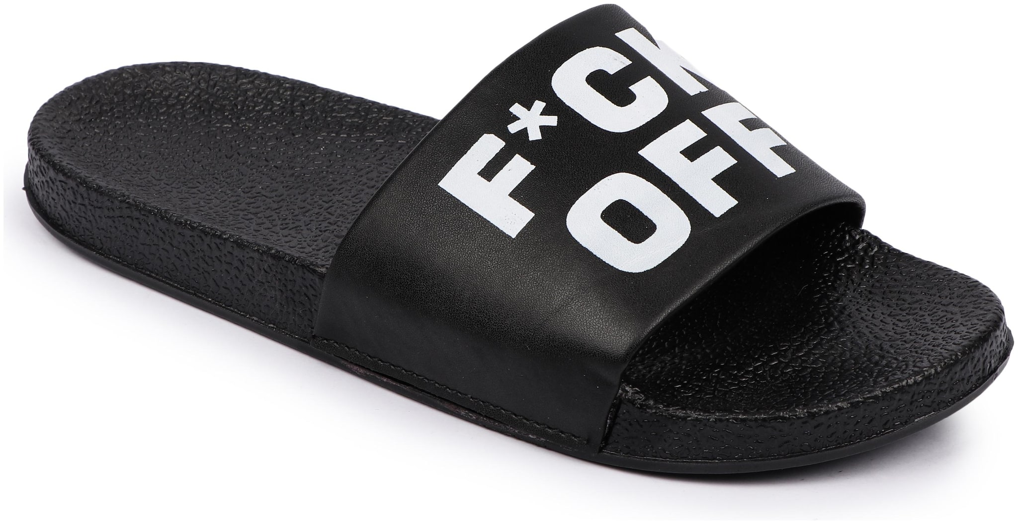 

PERY-PAO Men Black Sliders - 1 Pair