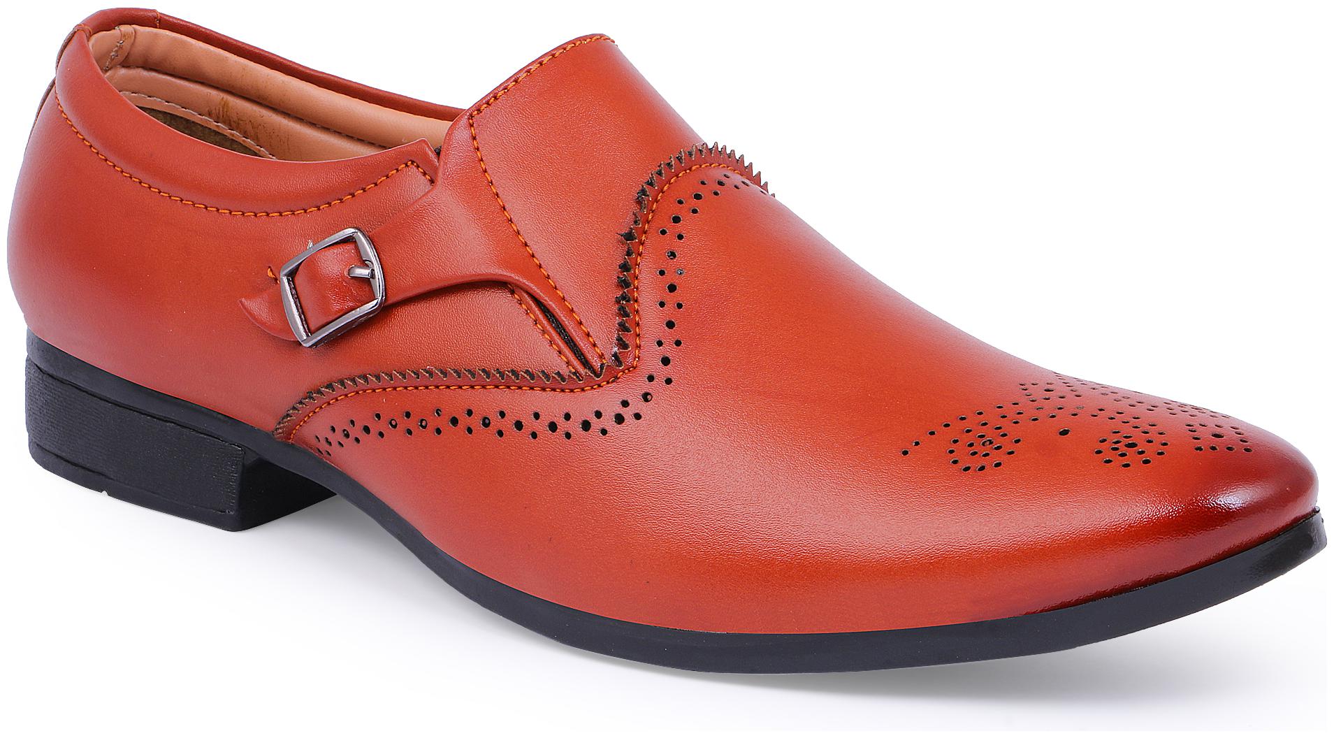 

PERY-PAO Tan Slip-on Shoes