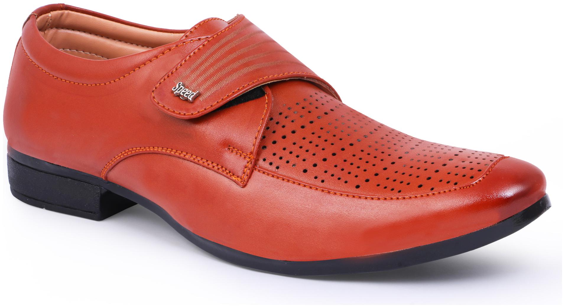 

PERY-PAO Tan Formal Shoes