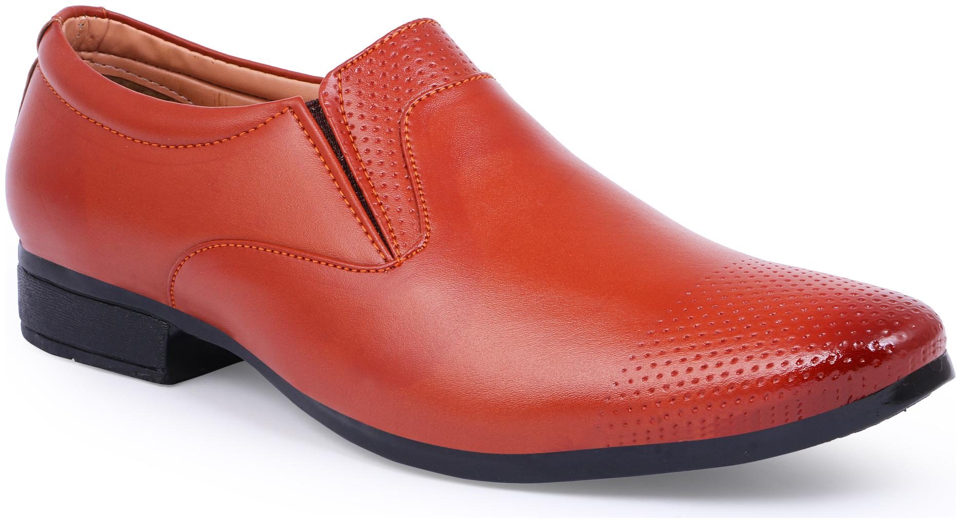 

PERY-PAO Tan Slip-on Shoes