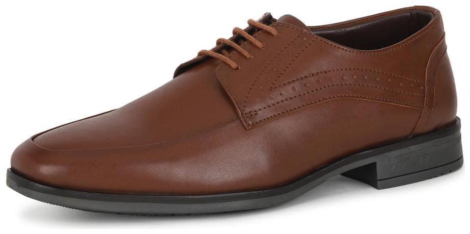 

Peter England Men Brown Derby Formal Shoes - LACE UP SHOES - PFFL51998140