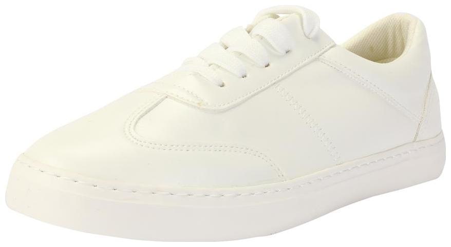 

Peter England White Lace Up Shoes