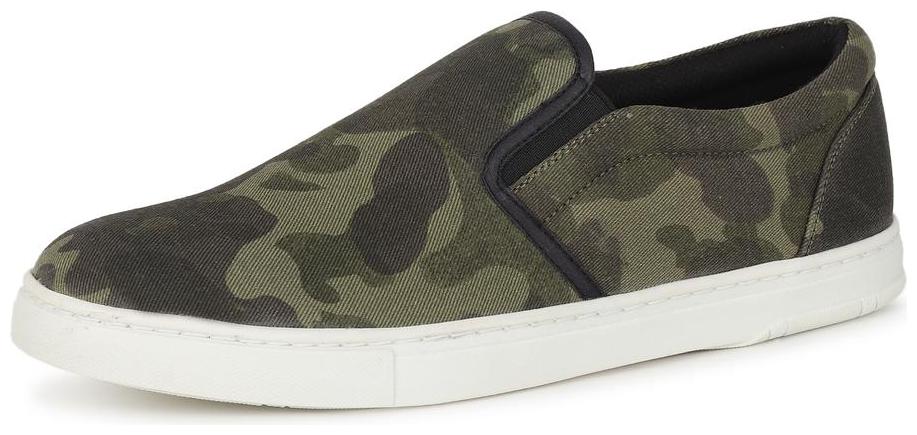 

Peter England Fabric Casual Shoes Men Olive