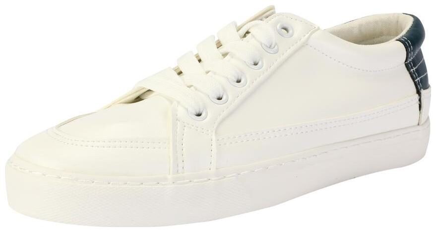 

Peter England Cream Lace Up Shoes