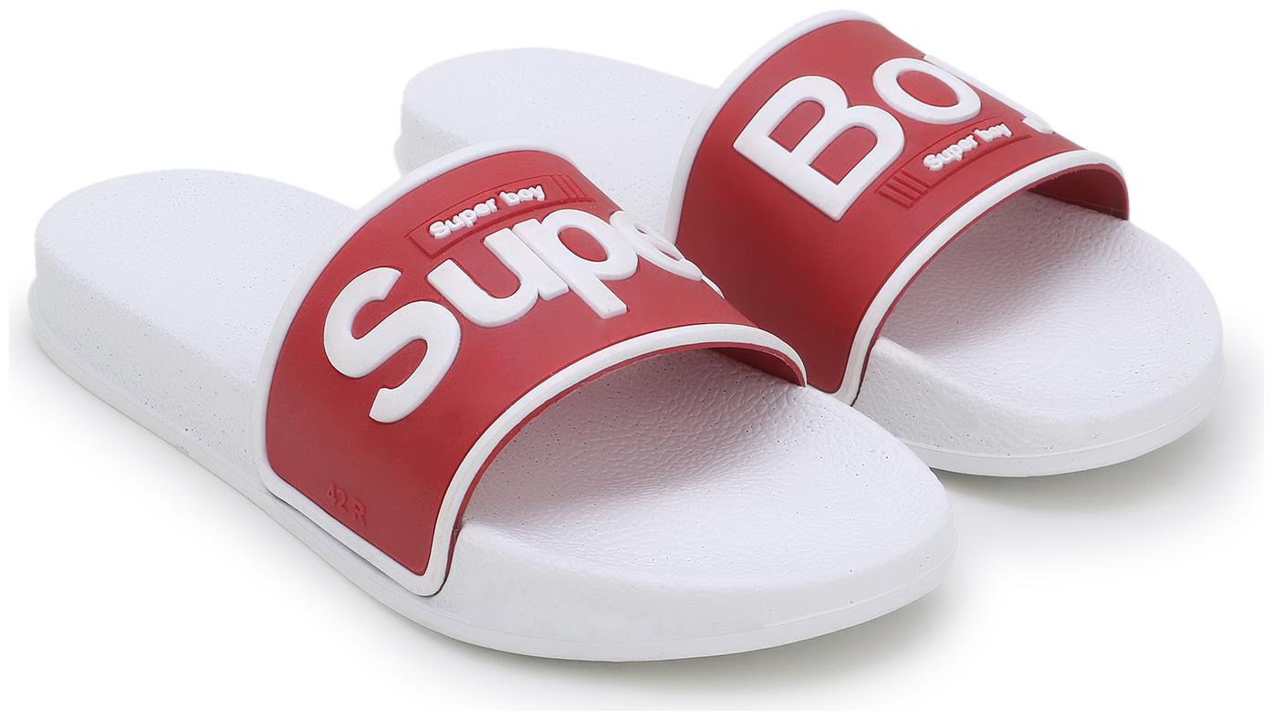 

PKKART Men Red Sliders - 1 Pair