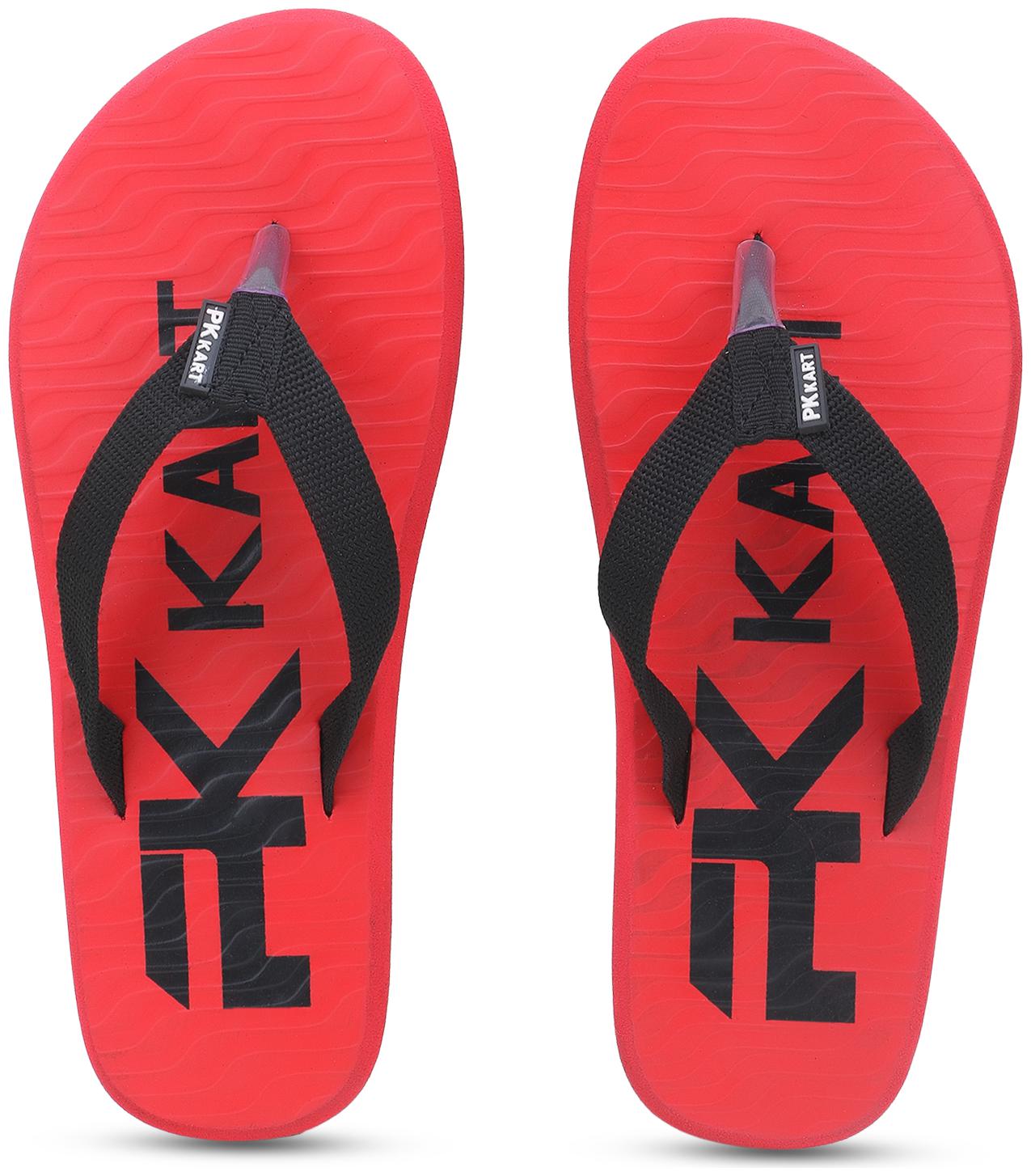 

PKKART Men Red Flip-Flops - 1 Pair