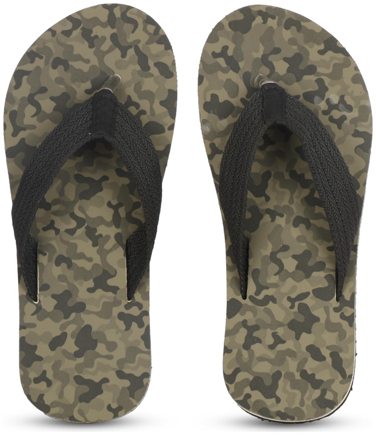 

PKKART Men Black Flip-Flops - 1 Pair