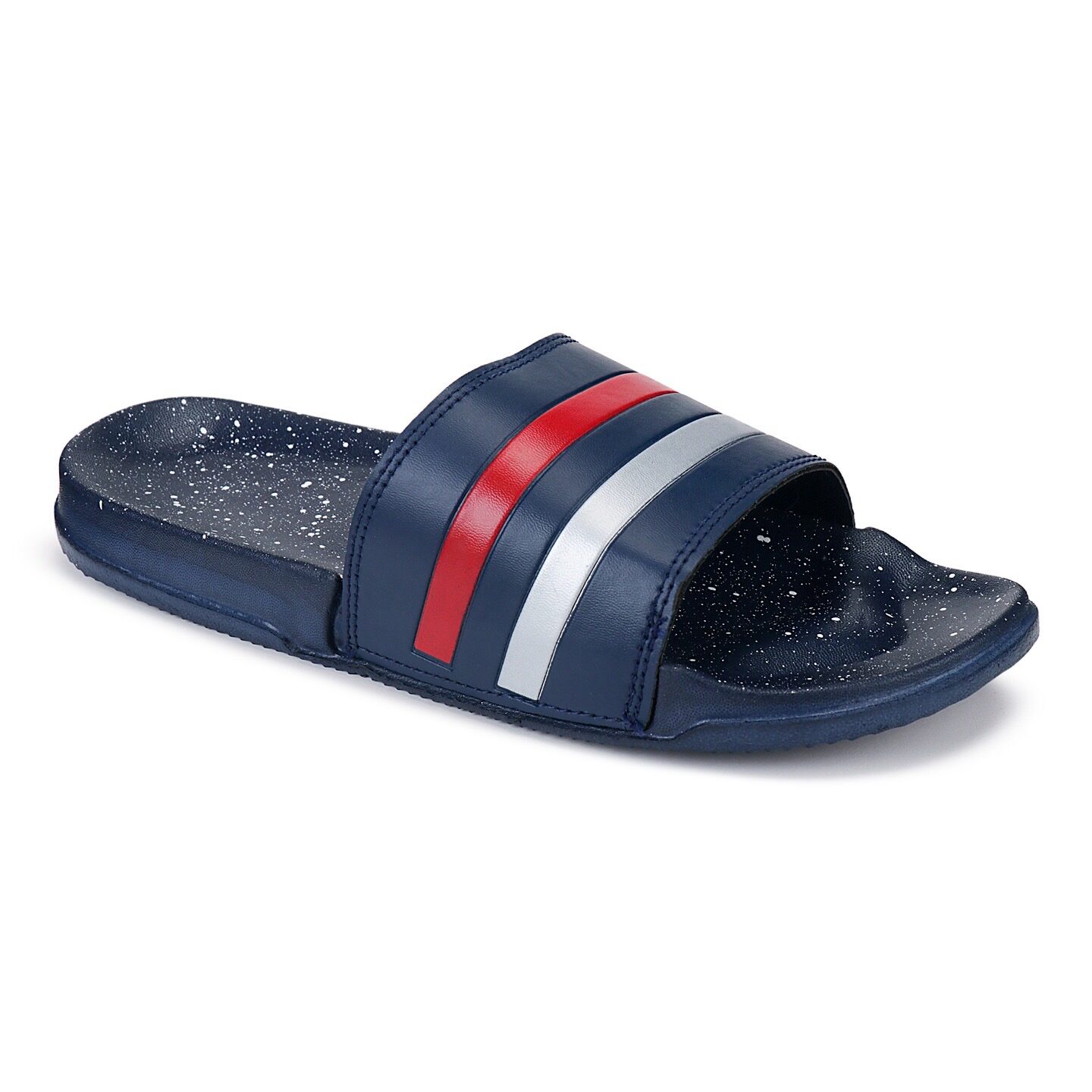 

PKKART Men Navy Blue Sliders - 1 Pair