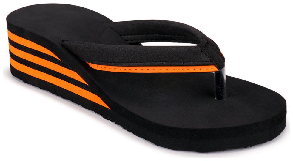 

Pkkart Women Casual Comfort Flip flop slippers (Orange)