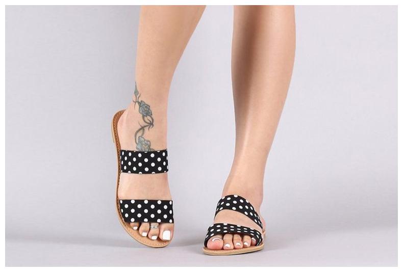 

PKKART Women Black Open Toe Flats