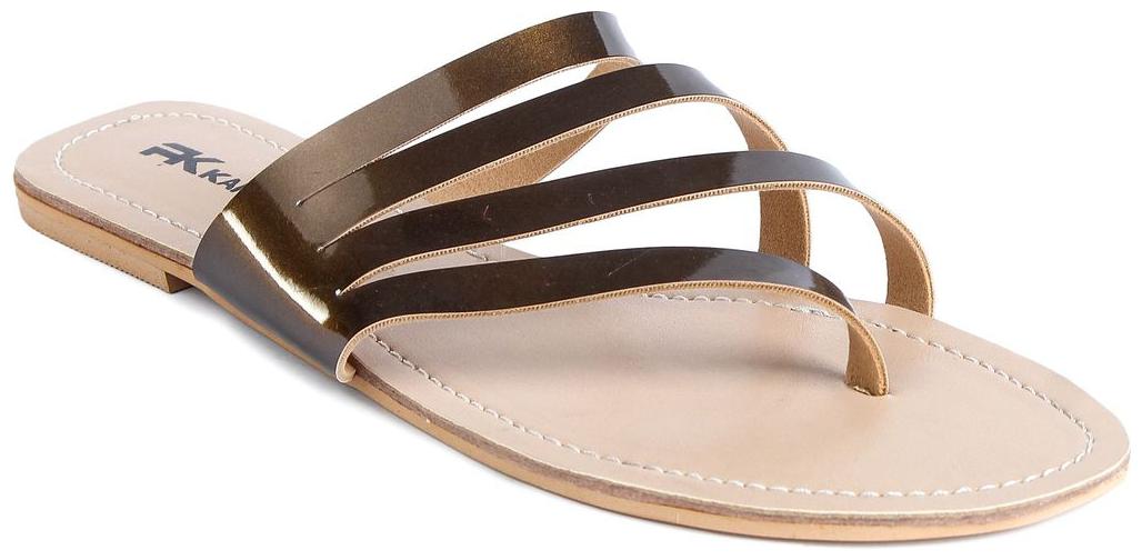 

PKKART Women Gold One Toe Flats