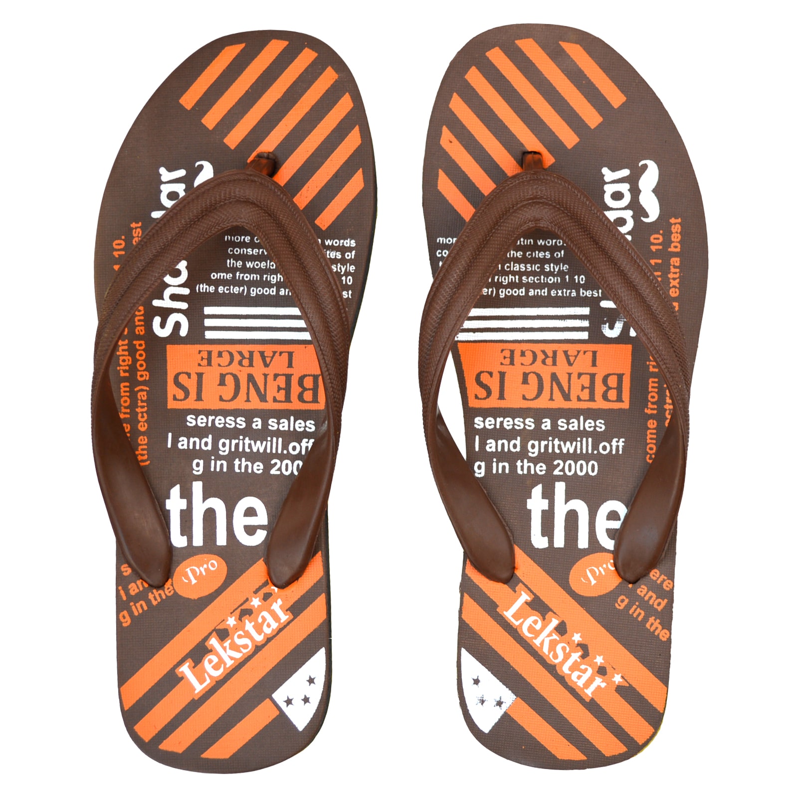 

POLITA Men Orange Flip-Flops - 1 Pair