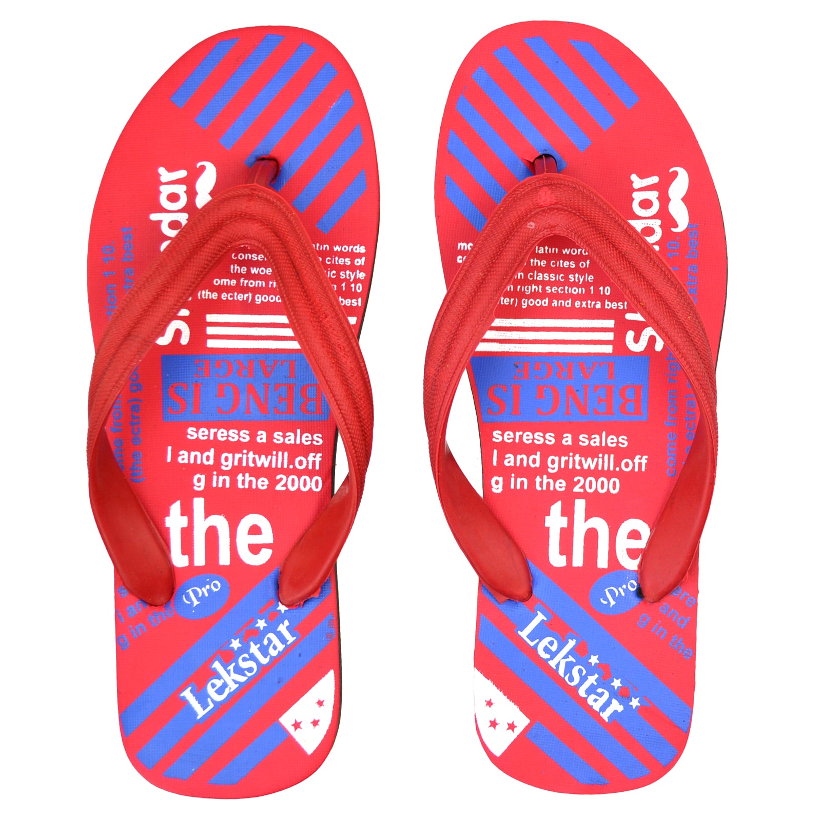 

POLITA Men Red Flip-Flops - 1 Pair