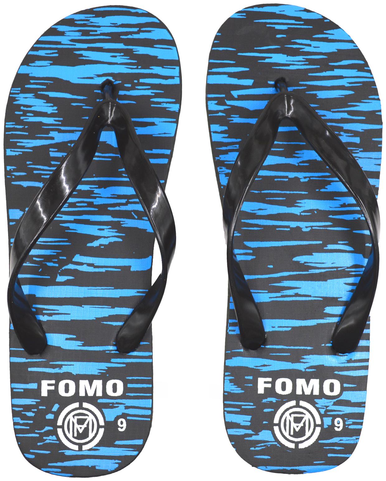 

POLITA Men Blue Black Indoor Slippers - 1 Pair
