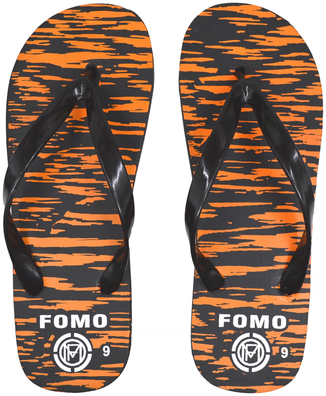 

POLITA Men Orange Black Indoor Slippers - 1 Pair