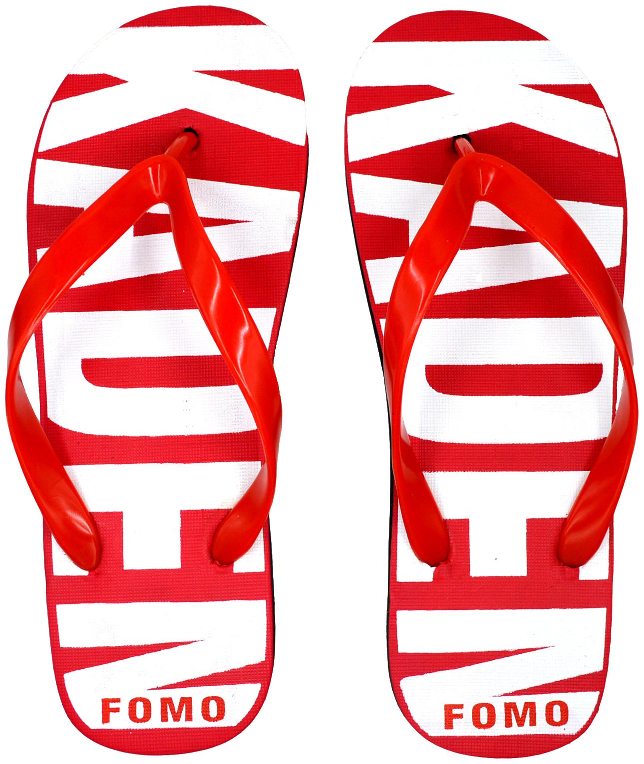 

POLITA Men White Red Indoor Slippers - 1 Pair