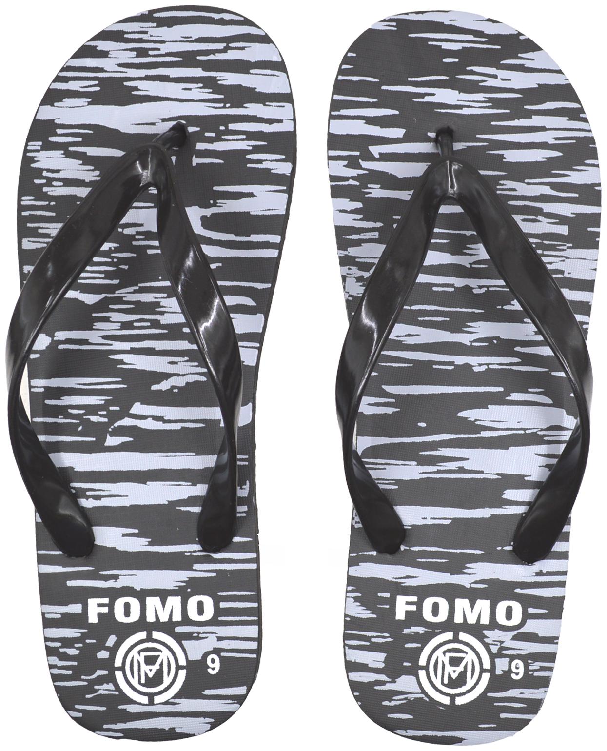 

POLITA Men Grey Black Indoor Slippers - 1 Pair