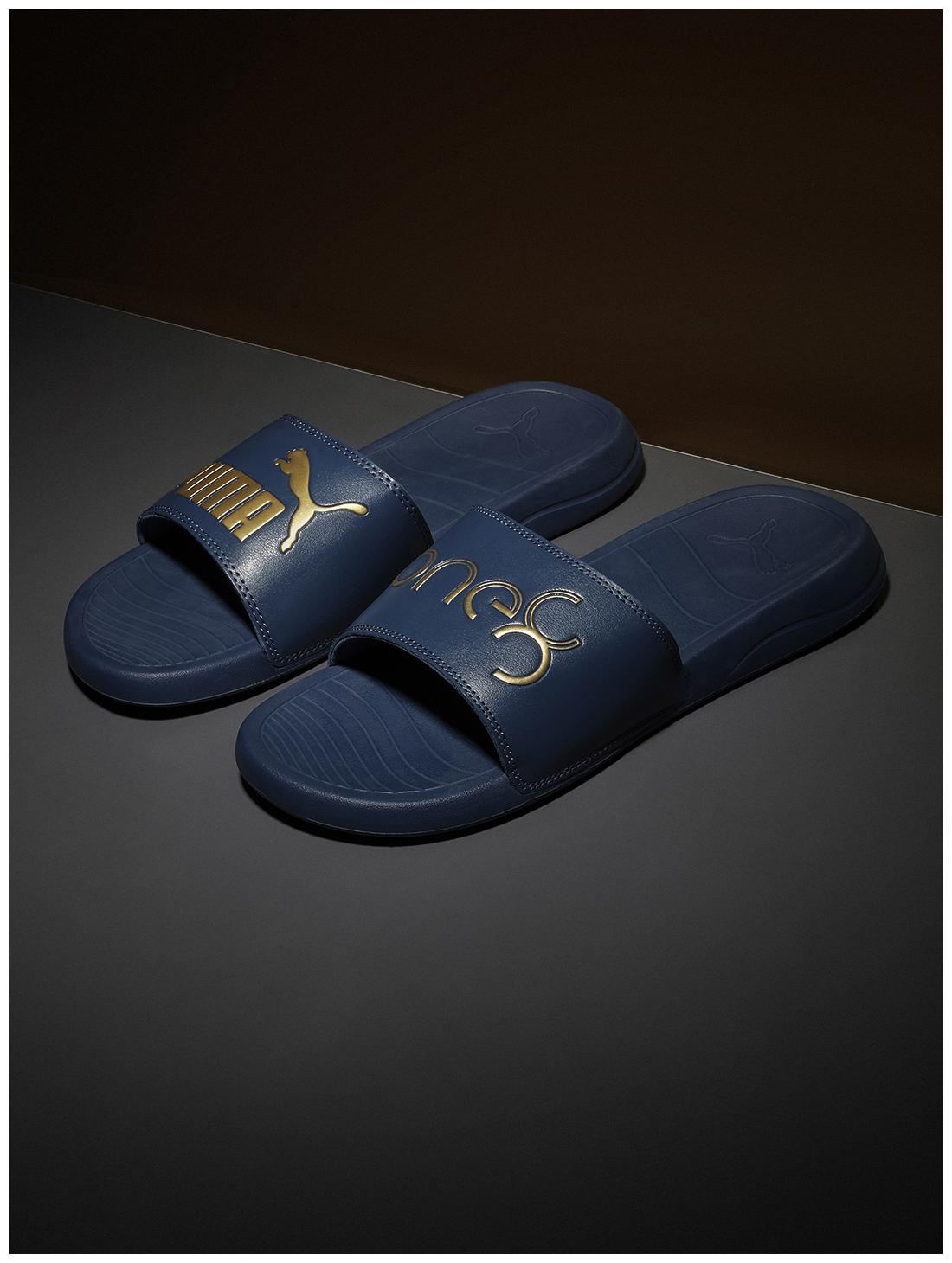 

Puma Unisex Blue Sliders - 1 Pair