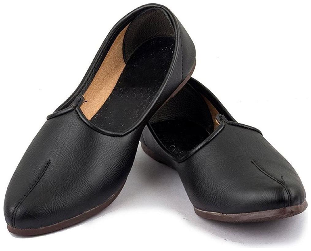 

Port Premium Quality Ethnic Black Punjabi Jutti