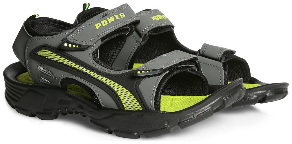 

POWER Men s Green Sandals Floaters -UK 6