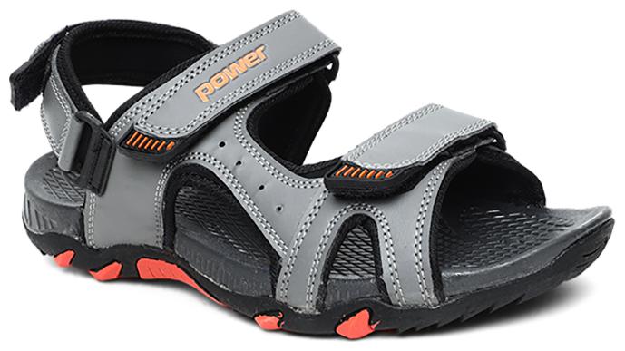 

Power Mens Grey Sandals Floaters