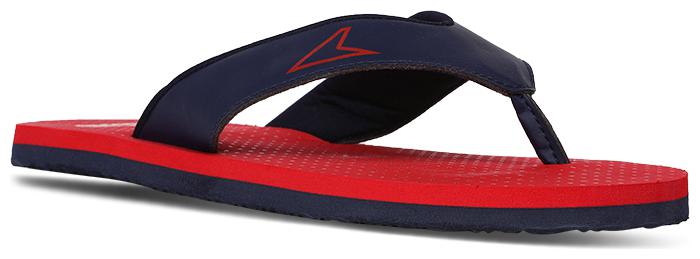 

Power Mens Red Slippers Flip-Flops