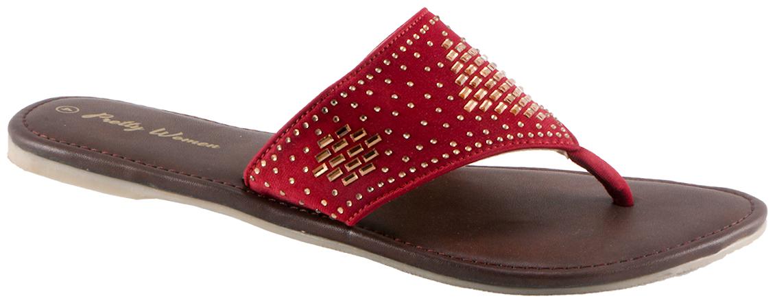 

Pretty WOMEN CASUAL FLATS Maroon