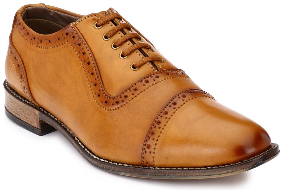 

Prolific Men Tan Brogues Formal Shoes