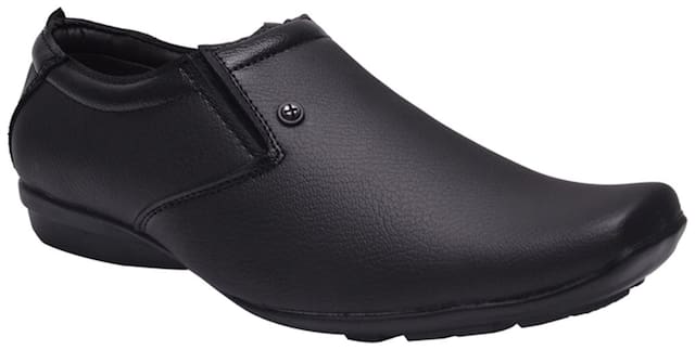 Prolific Slip-On Formal Shoes For Men ( BLACK )