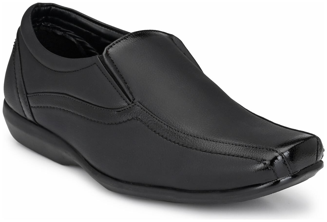 

Prolific Men Black Slip-On Formal Shoes