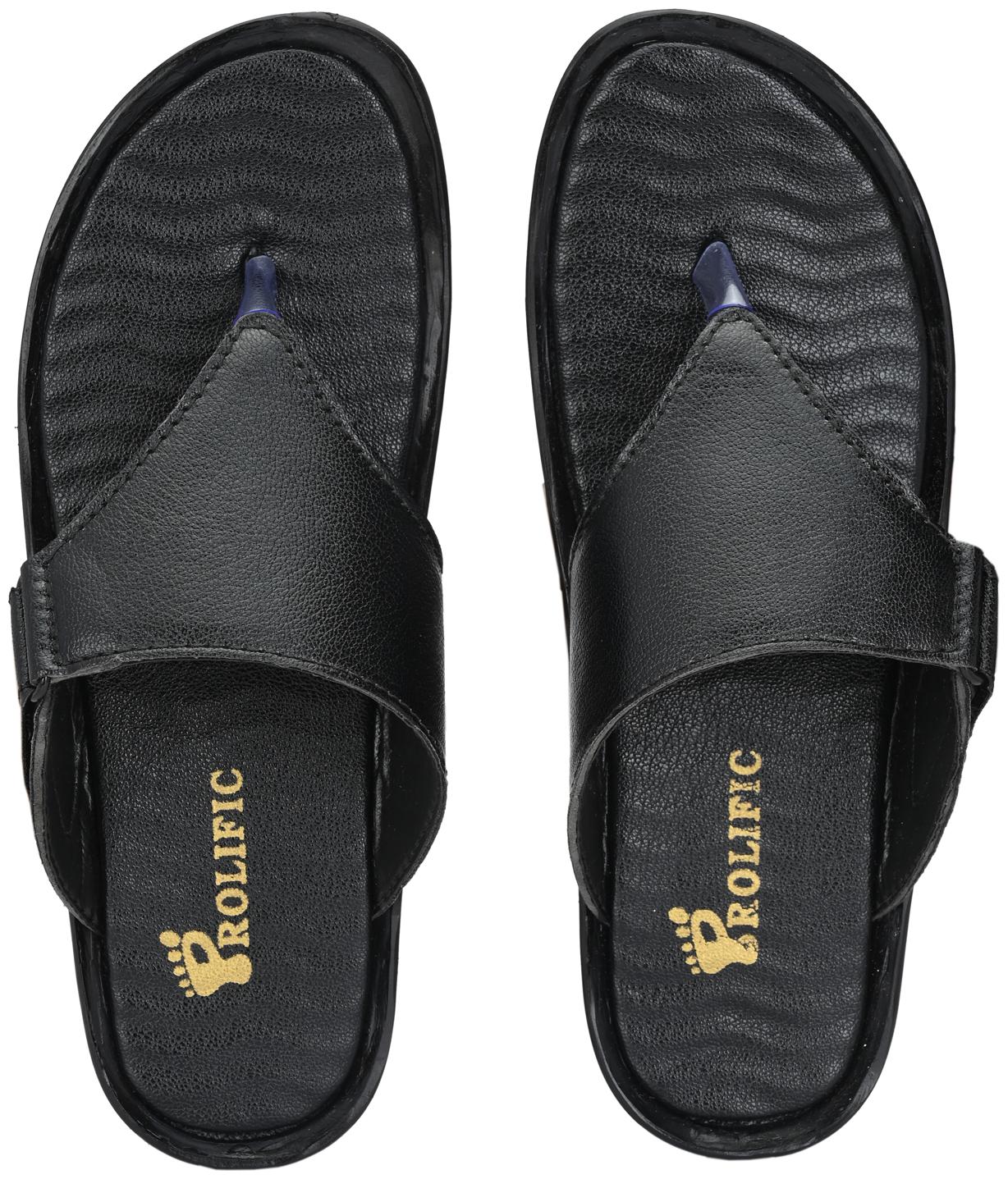 

Prolific Men Black Sandals