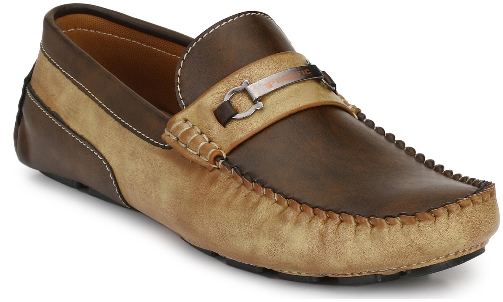 

Prolific Men Beige Loafers