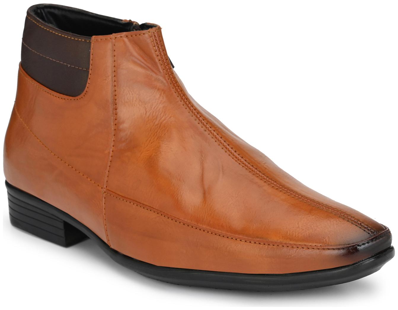 

Prolific Men Tan Slip-On Formal Shoes