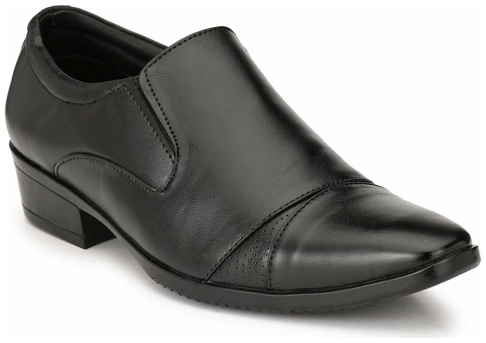 

Prolific Men Black Slip-On Formal Shoes