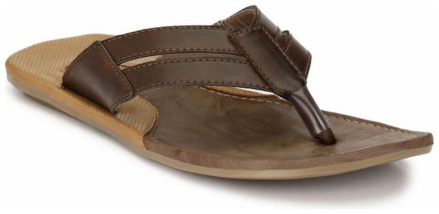 Prolific Men Brown Slipper