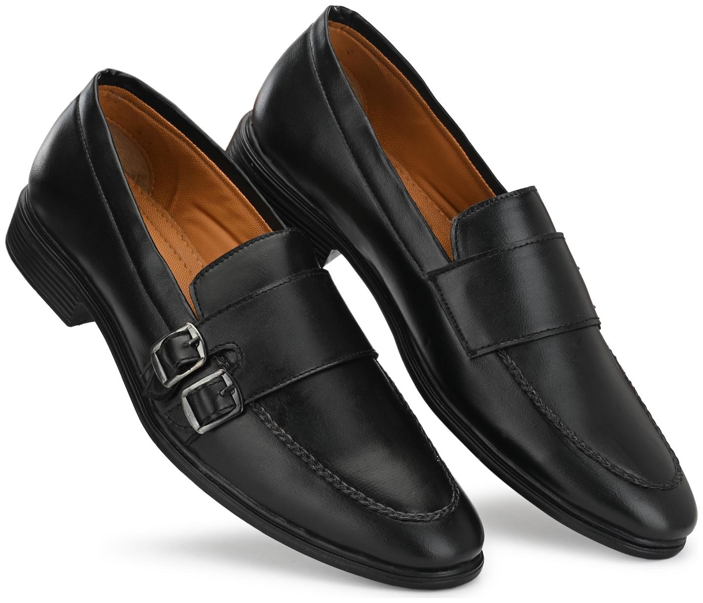 

Prolific Men Black Slip-On Formal Shoes - FS1821